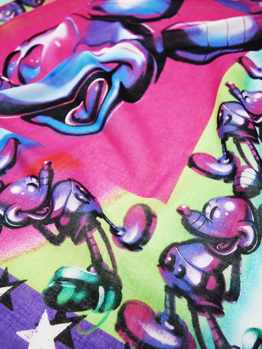 MICKEY MOUSE square scarf - 5