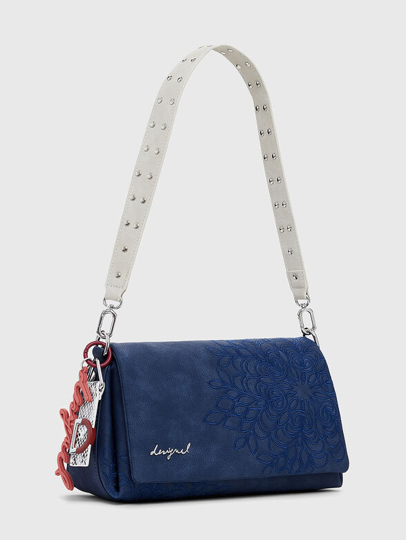 Crossbody bag with floral embroidery - 4