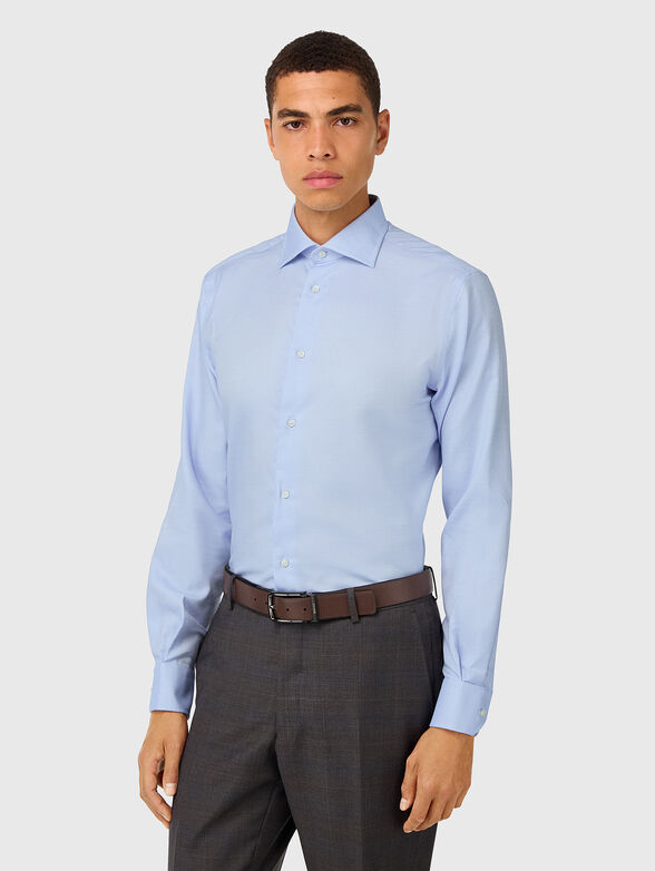 Cotton shirt in blue - 1