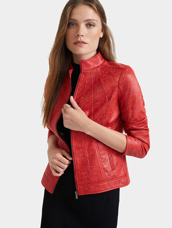 Slim high neck jacket COMARUGA - 1