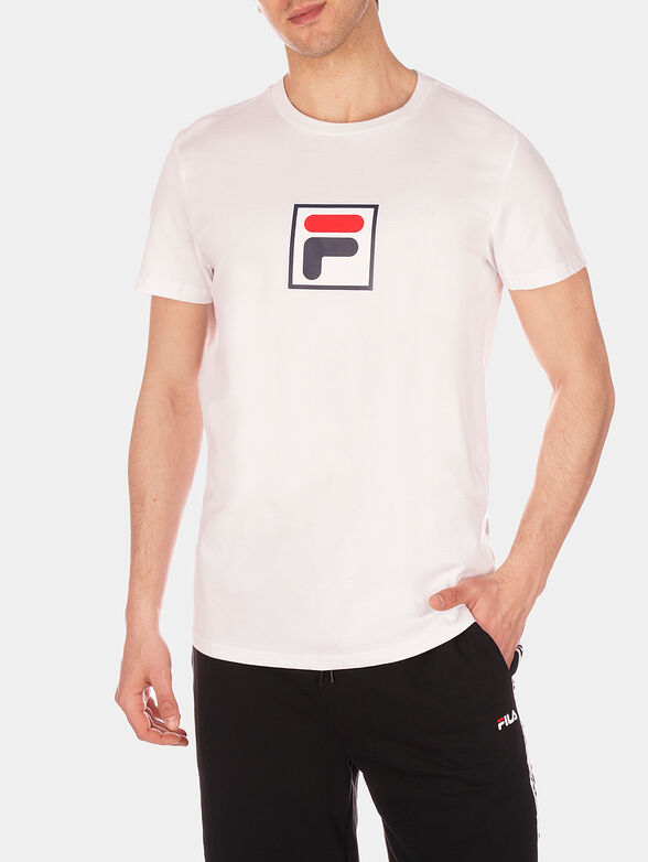 Black EVAN T-shirt with logo accent - 1