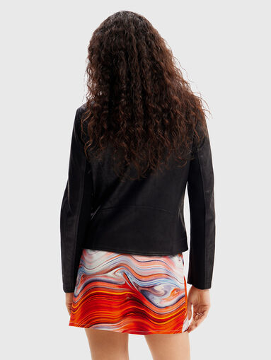 Beige biker jacket - 3