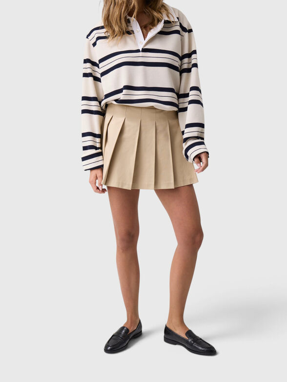 Pleated mini skirt - 5
