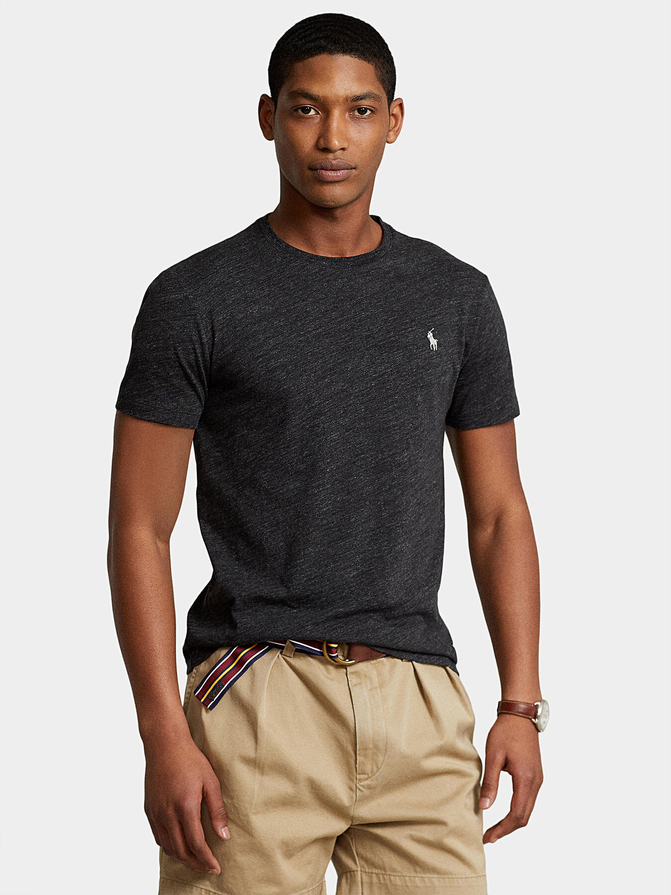 Tシャツ・カットソー POLO RALPH LAUREN Men T-shirt Sand 710938134 010 T-shirt made of cotton fabric brand POLO RALPH LAUREN