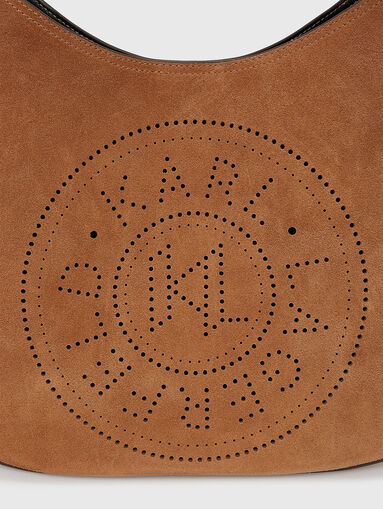 Leather bag with logo - 4