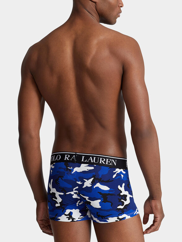 Trunks with colorful camouflage print - 3