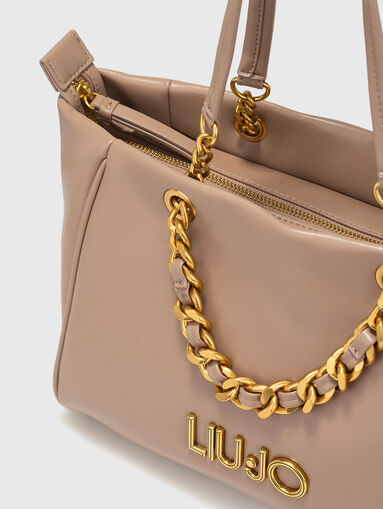 Large bag with gold accents - 4