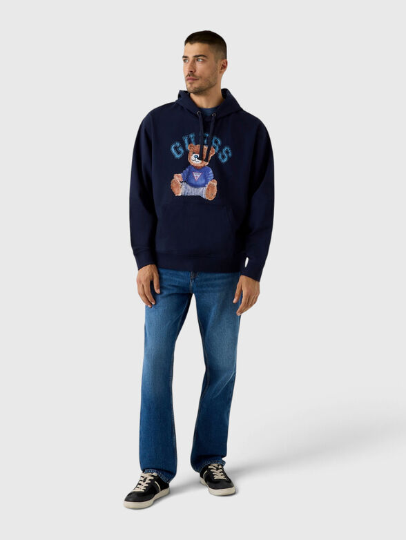 Cotton-blend sweatshirt - 2