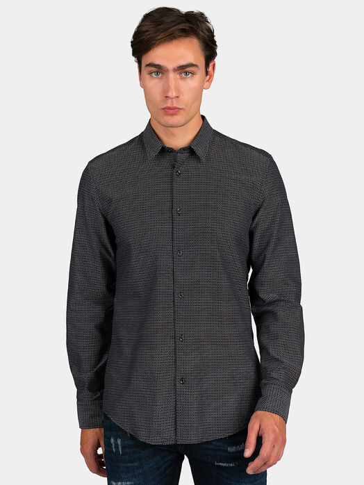 NAPOLI shirt with geometric print