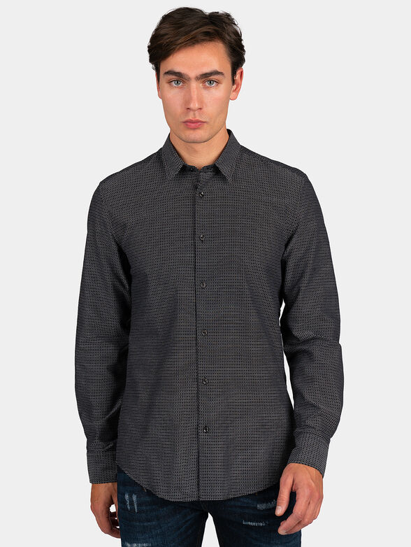 NAPOLI shirt with geometric print - 1