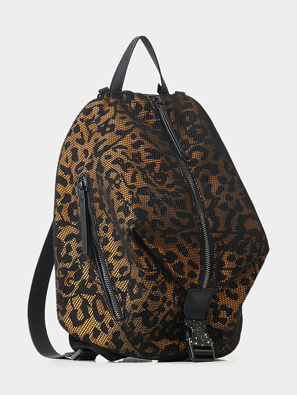 Small backpack with animal print - 3