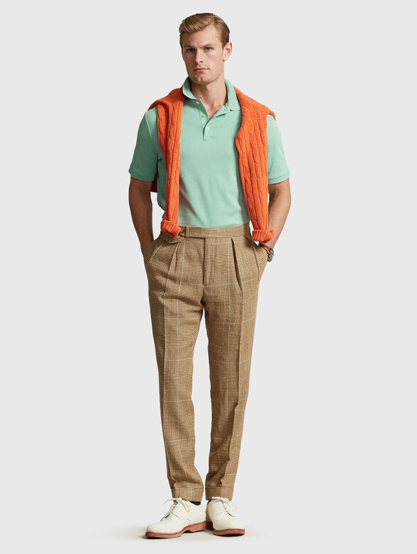 Polo-shirt with coloured logo embroidery - 2