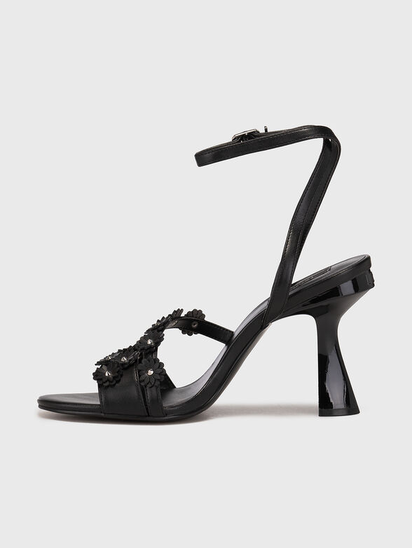 LISA 07 black heeled sandals - 4