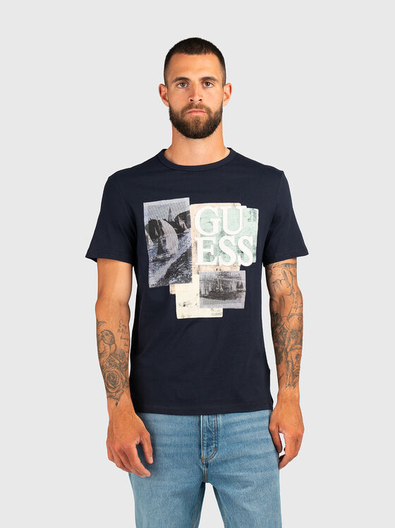 Slim T-shirt with print - 1