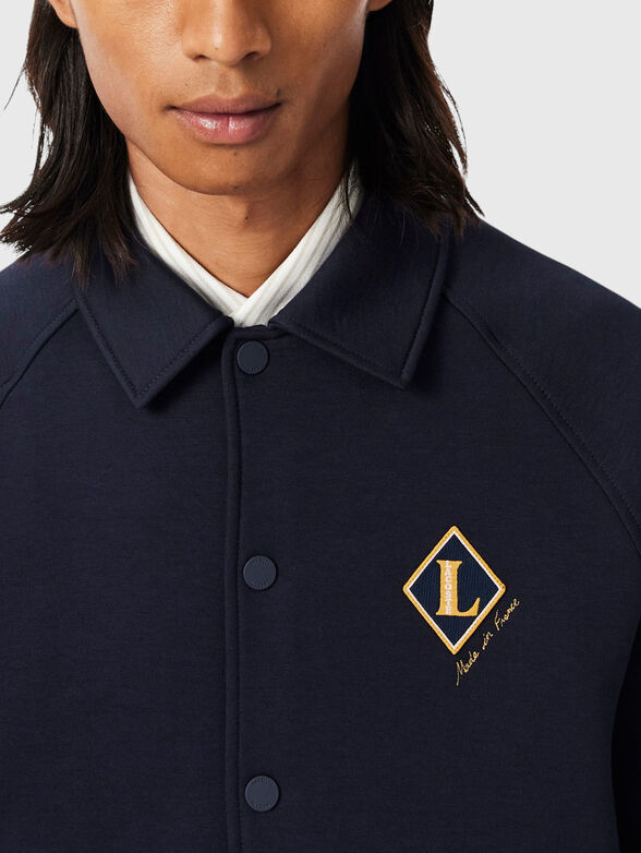 Dark blue jacket with buttons - 4