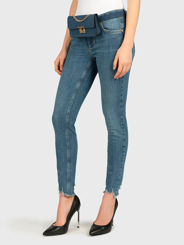 Skinny jeans with belt bag - 2