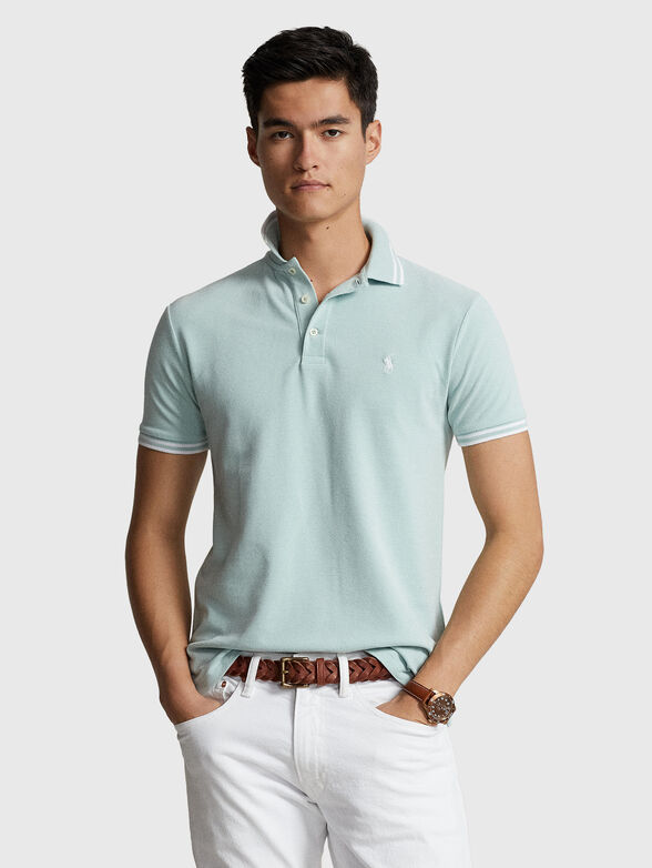 Polo shirt with logo embroidery - 1
