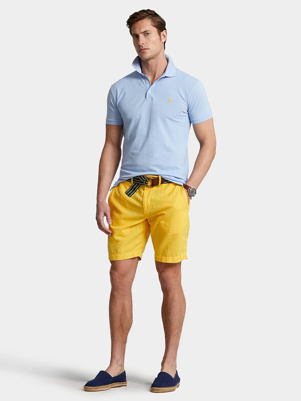 Polo shirt in blue color - 2