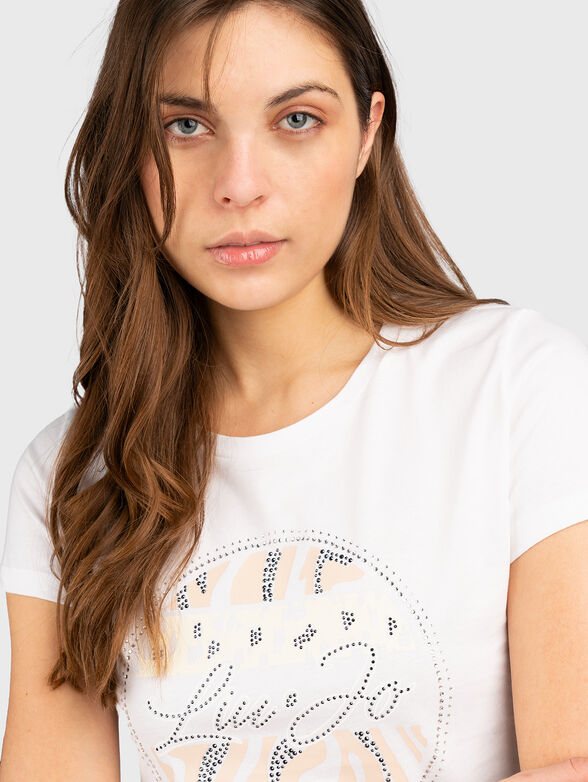 T-shirt with rhinestones - 4