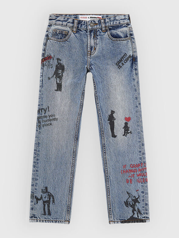CARPENTER jeans with print - 1
