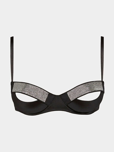 PRIV&Egrave; bra with rhinestone accents - 4
