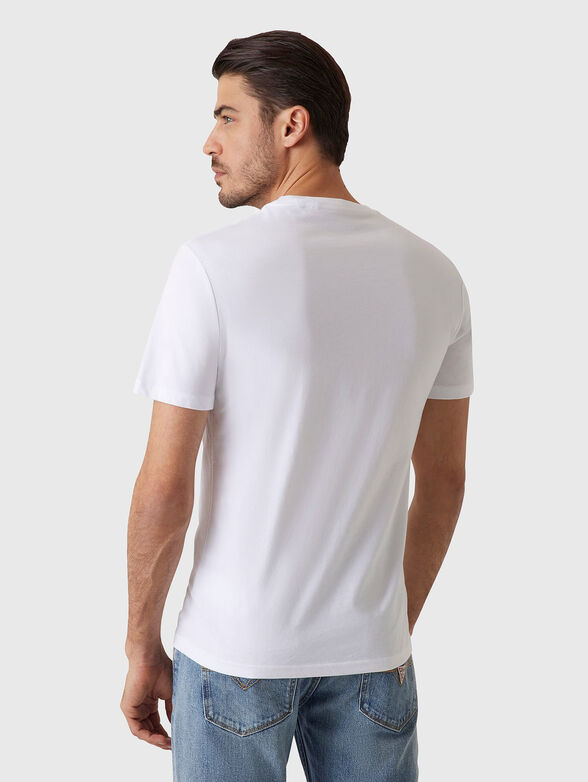 T-shirt in dark blue with logo  - 3