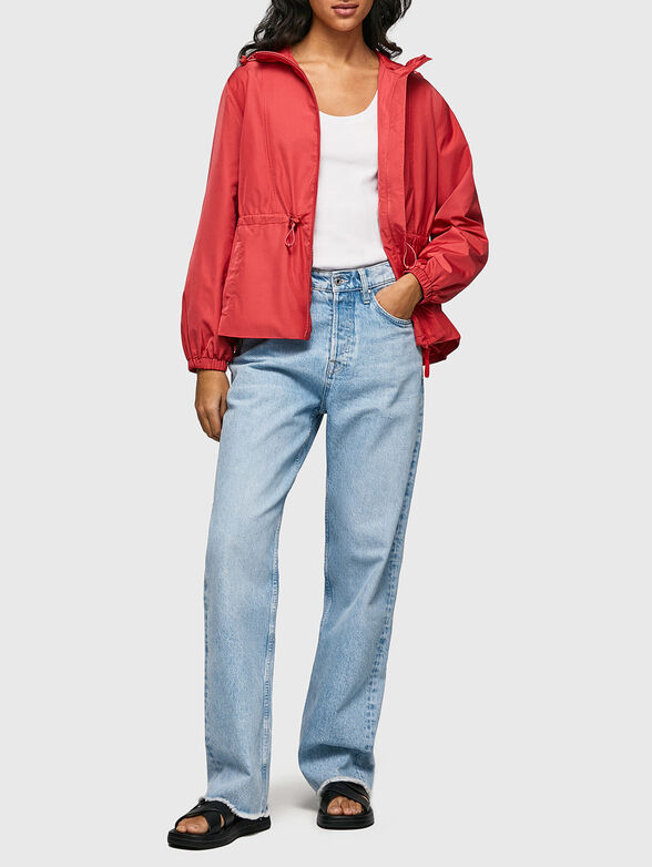 SIBYLLE red hooded jacket - 2