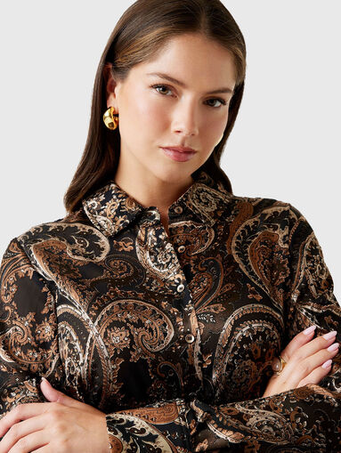 CLARISSE paisley print shirt - 4