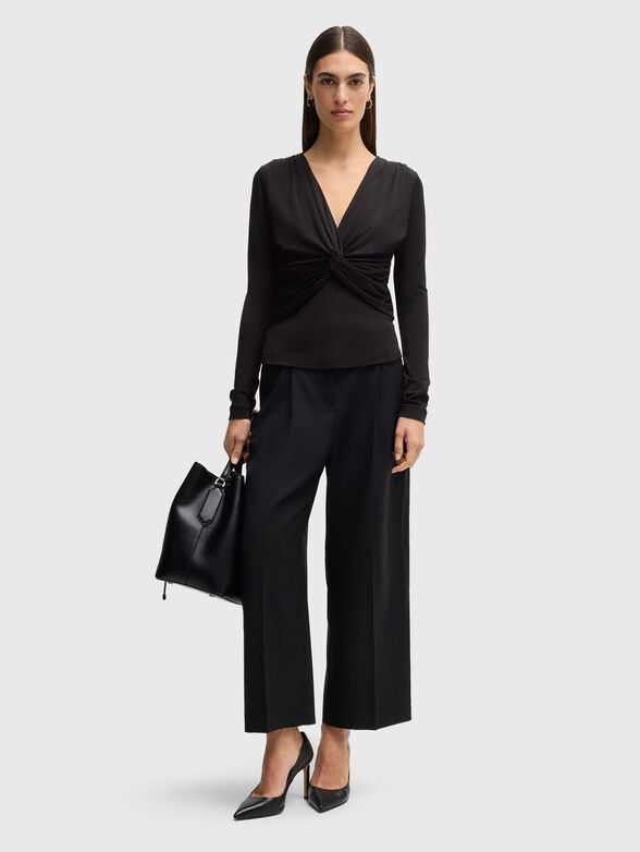 EULORI blouse with long sleeves - 1
