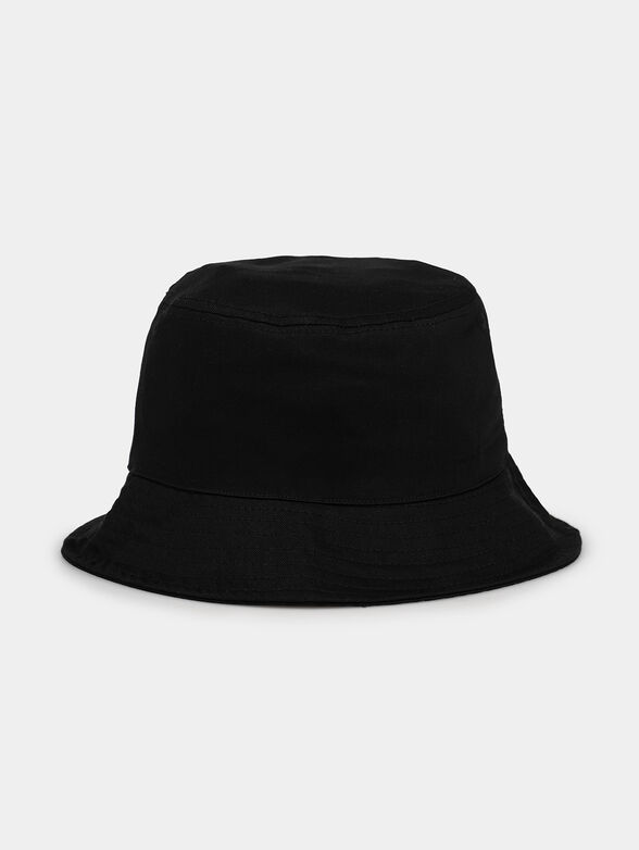 Bucket hat with contrast logo embroidery - 2