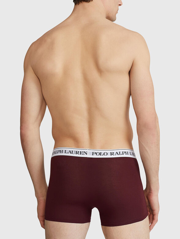 Set of three pairs of trunks in red shades - 3