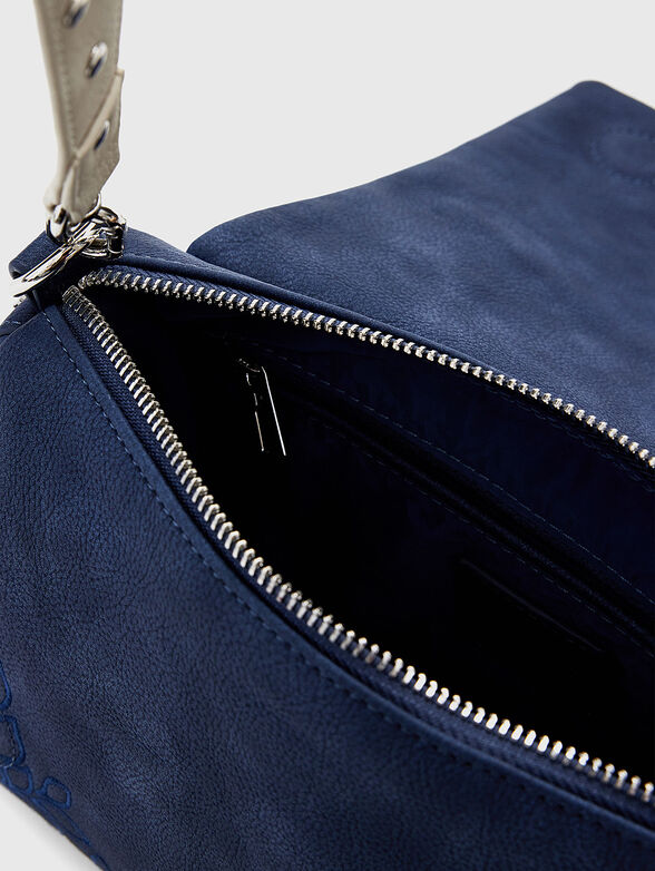 Crossbody bag with floral embroidery - 6