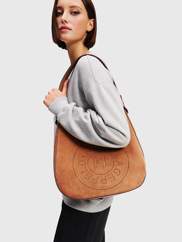 Leather bag with logo - 2