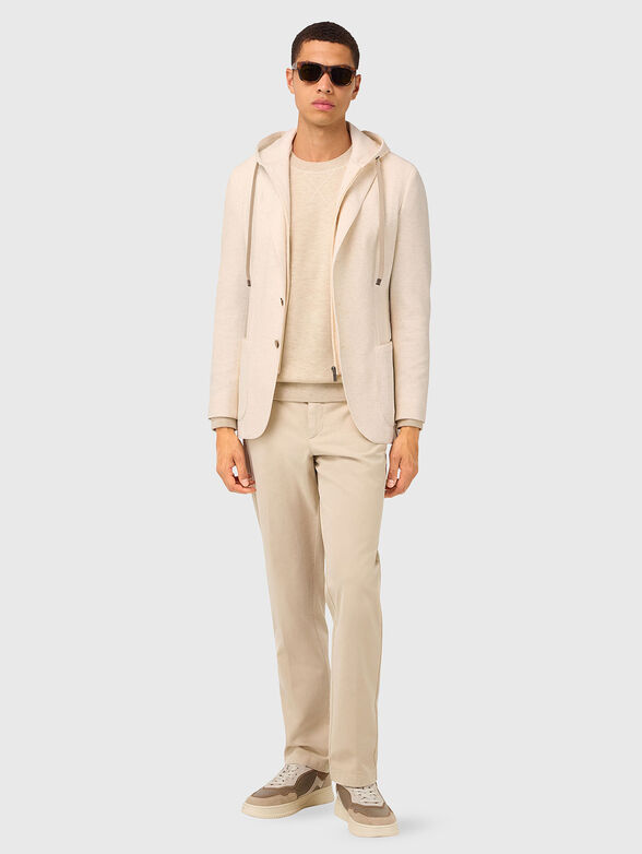 Jacket with removable hood  - 2