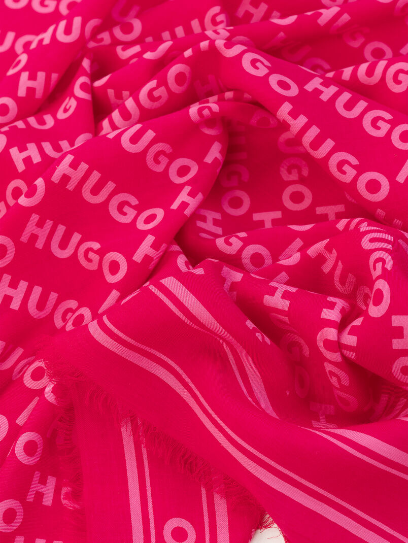 ALYCIA scarf with monogram logo print - 3