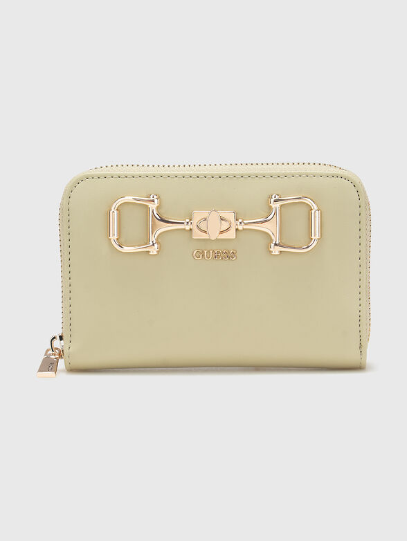 Wallet with a metal accent - 1