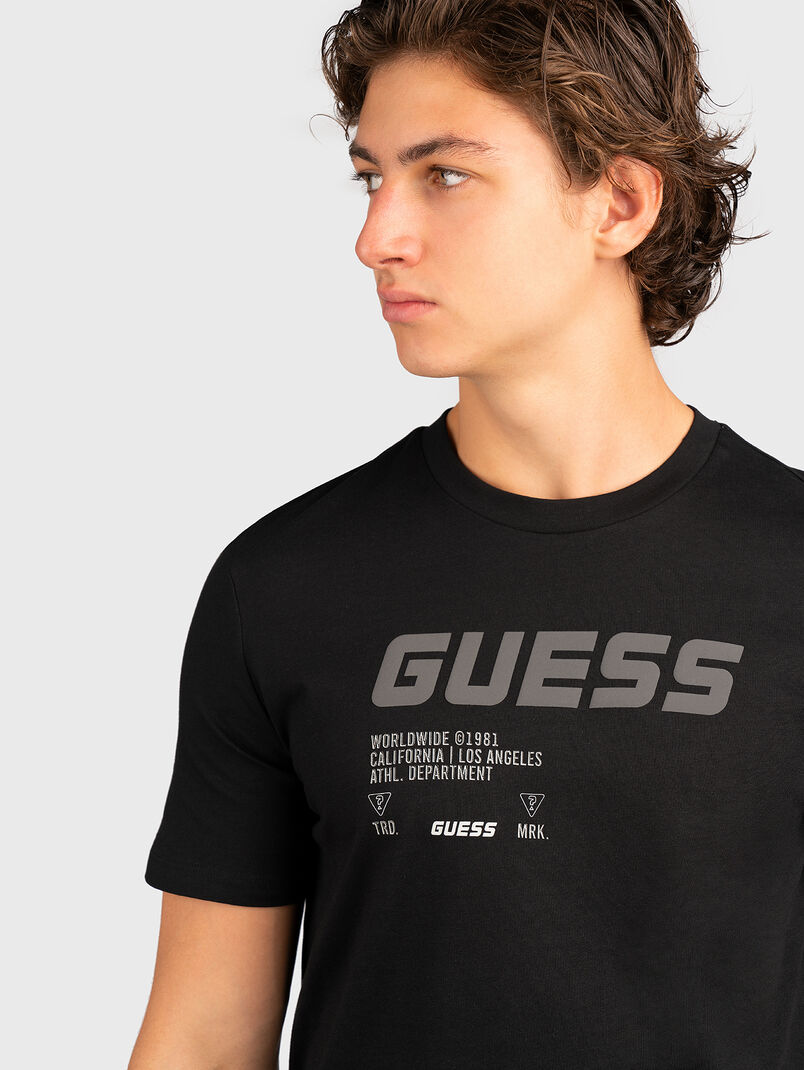 DIVO cotton T-shirt in black - 3