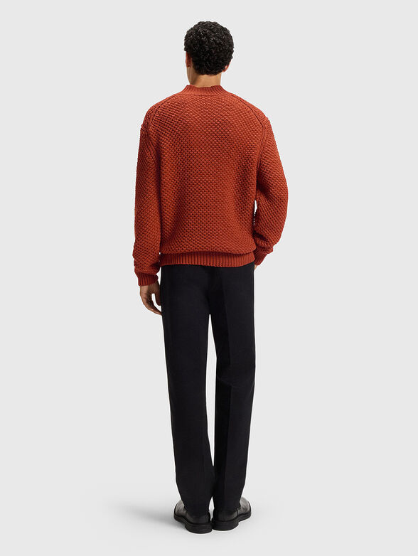 Knitted wool sweater - 3