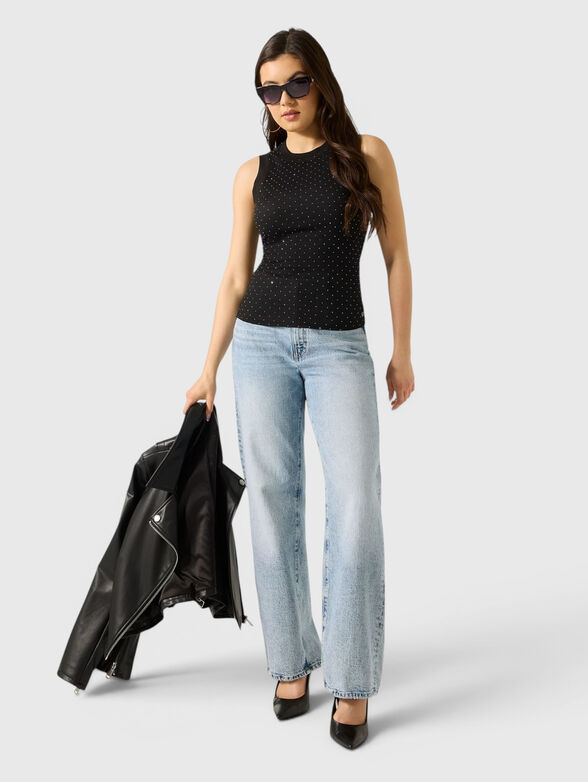 Rhinestones top - 2