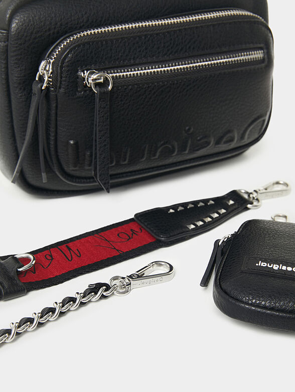 Crossbody bag with embossed logo - 4