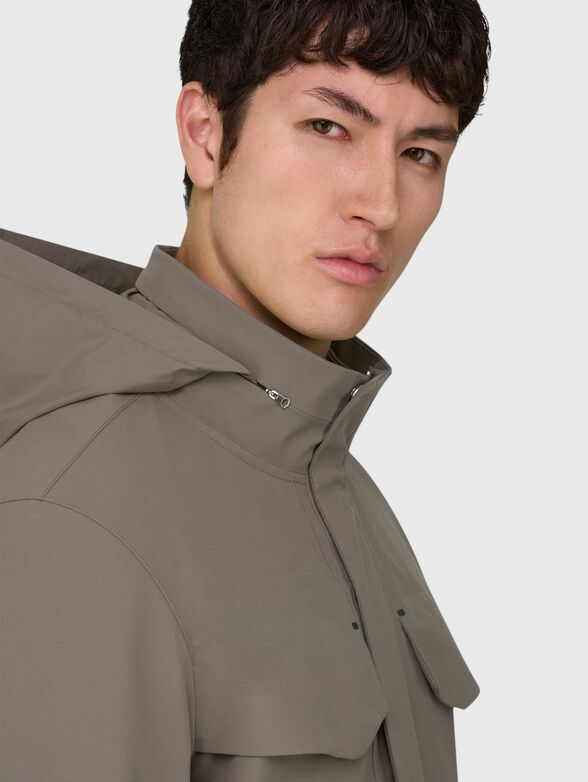 Transitional jacket with logo detail  - 4