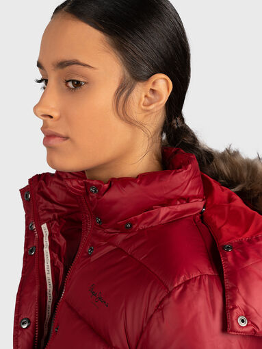 Padded JUNE jacket in black color - 5