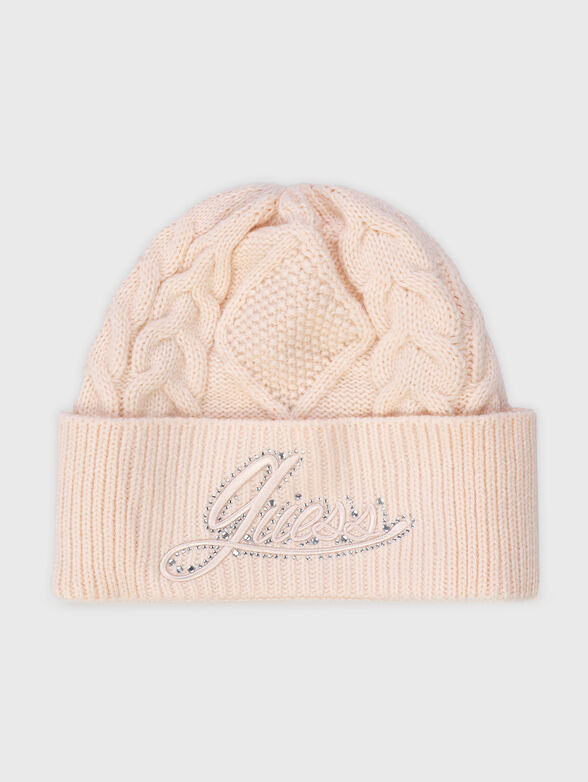 ROSELYN hat with logo and rhinestones - 1