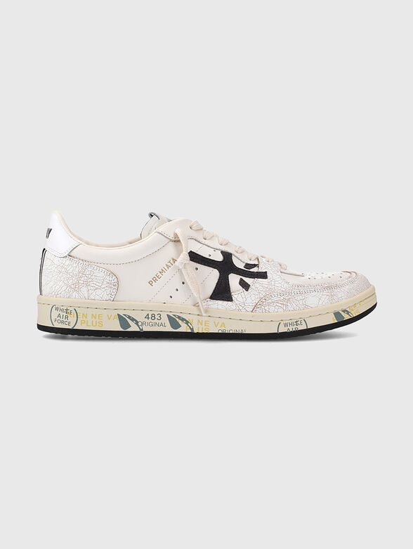 BSKT CLAY leather and suede sneakers - 1