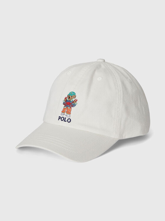 Бейзболна шапка с принт Polo Bear - 1