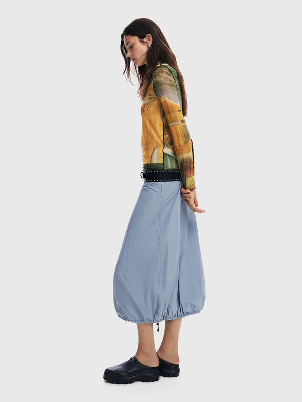 LOVE LIFE blouse with sheer effect - 4