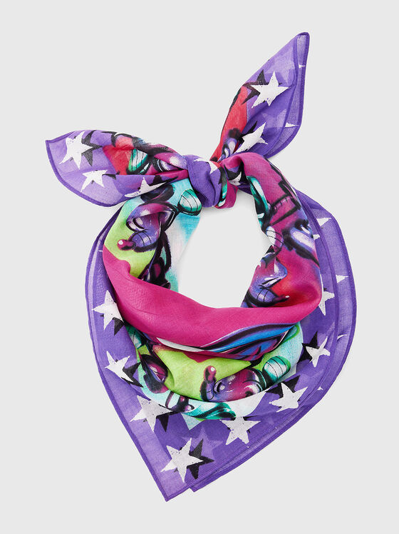 MICKEY MOUSE square scarf - 1