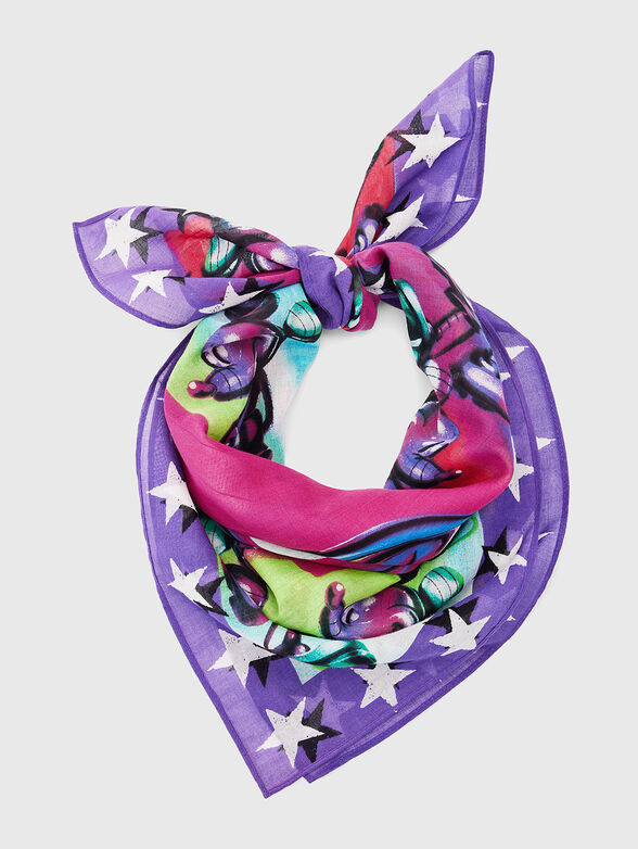 MICKEY MOUSE square scarf - 1