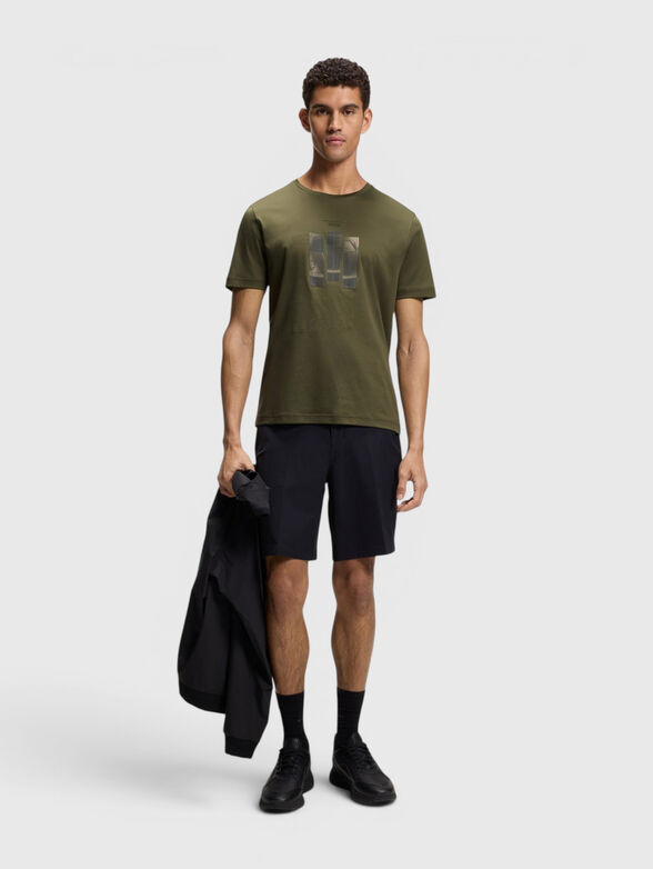 PORSCHE X BOSS cotton T-shirt with accent print   - 1
