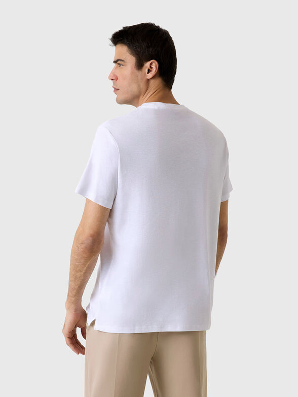Cotton T-shirt with a print - 3